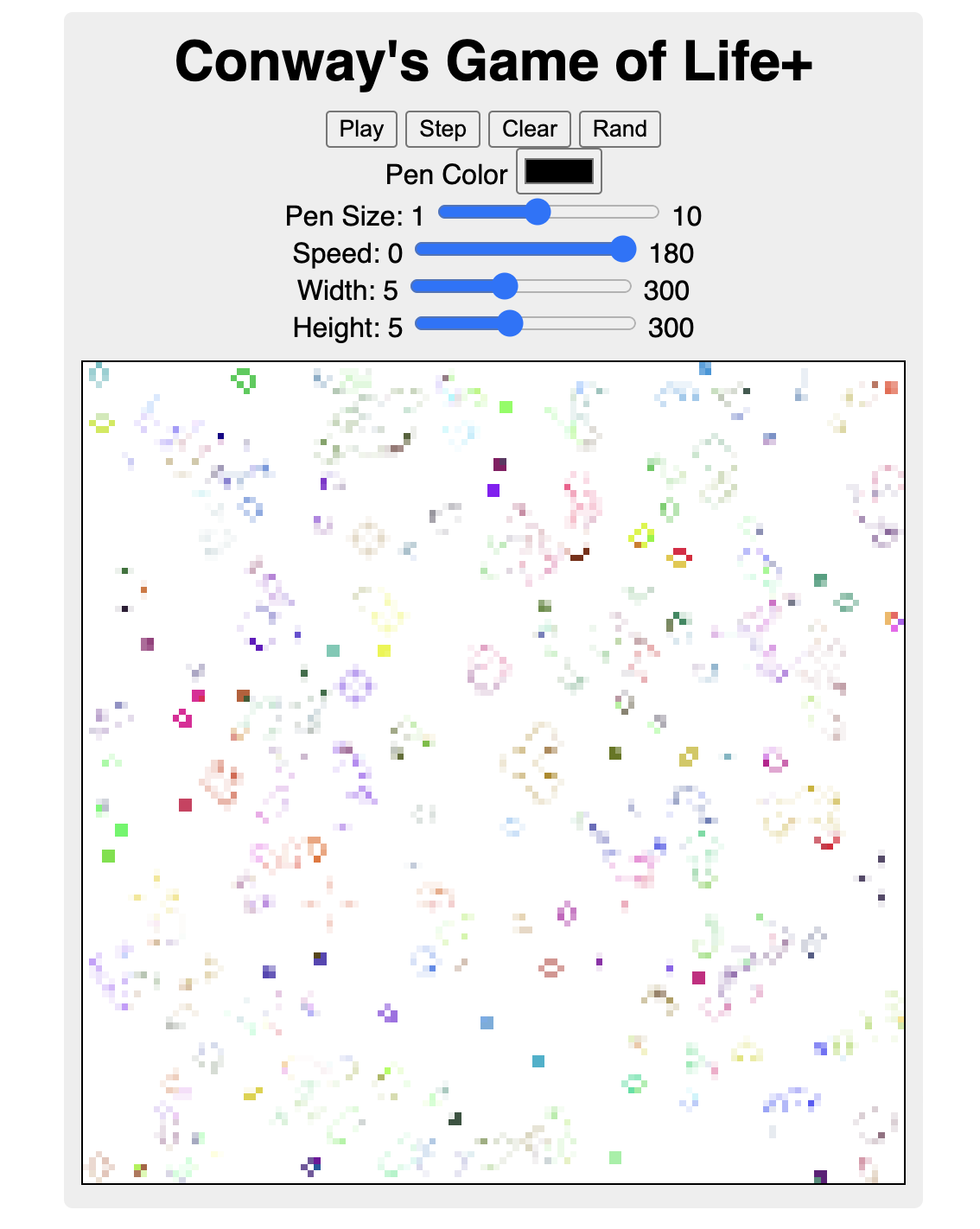 Conways game of life